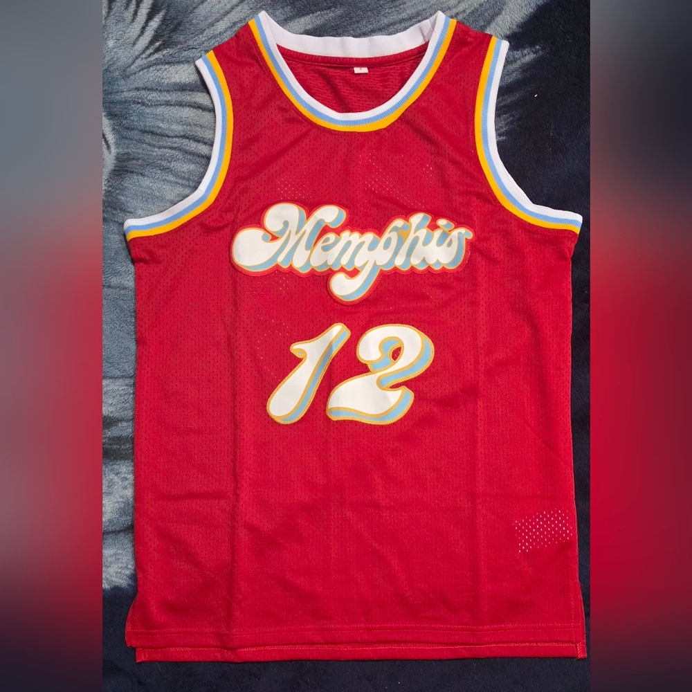 Red Memphis Basketball Jersey